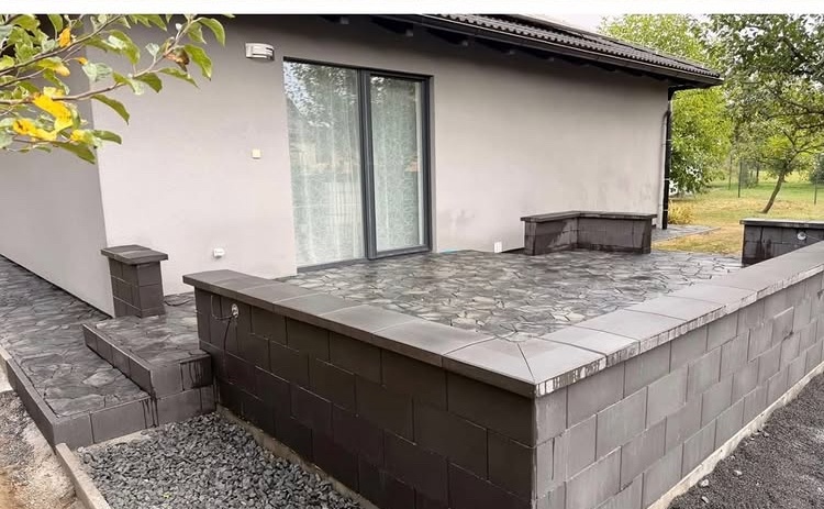 Patio after